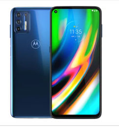 Ofertas de Celular Moto G9 Plus 128GB Motorola-Azul