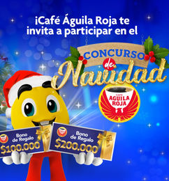 Ofertas de ¡Gana bonos de 200.000! Concurso de Navidad de Café Águila Roja