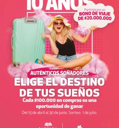 Ofertas de CONCURSO - ELIGE EL DESTINO DE TUS SUEÑOS - Florida Parque Comercial