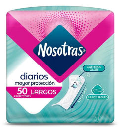 Ofertas de PROTECTORES DIARIOS LARGOS NOSOTRAS 50 und