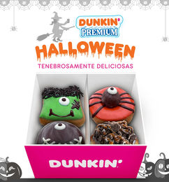Ofertas de Oferta de Halloween en Dunkin' Donuts: ¡4 Donas Premium por 20000! 🎃🍩