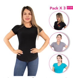 Ofertas de Blusas dama x3