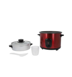 Ofertas de Olla Arrocera IMUSA 5 Tazas Acero Roja