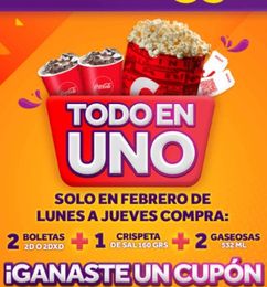 Ofertas de Cupón Combo CineMark - Hasta 35% de Descuento  