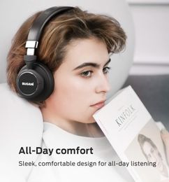 Ofertas de 60% OFF BUGANI Auriculares inalámbricos Bluetooth Over-Ear 