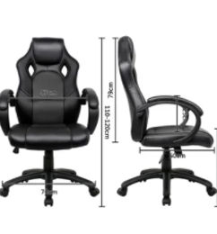 Ofertas de Silla Gamer Giratoria Ajustable