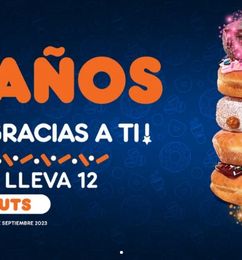 Ofertas de ¡Paga por 6 donuts y llévate 12! 🍩🍩🍩