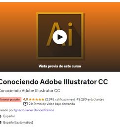 Ofertas de Curso: "Conociendo Adobe Illustrator" GRATIS