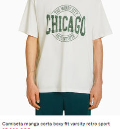 Ofertas de Camisetas de hombre marca Bershka $35.900
