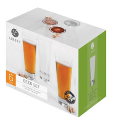 Ofertas de 6 vasos especiales para cerveza en súper descuento