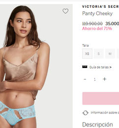 Ofertas de Panties marca Victoria Secret a solo $35.000 pesos 