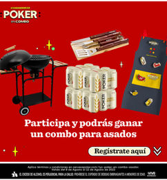 Ofertas de CONCURSO POKER EN COMBO PARA GANAR UN ASADOR