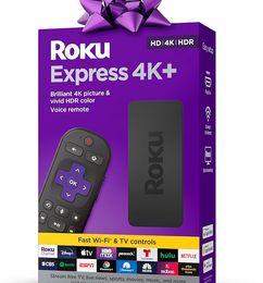 Ofertas de Roku Express 4K+, control remoto por voz Roku y TV en vivo