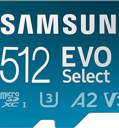 Ofertas de SAMSUNG EVO Select 512 GB + Adaptador  microSDXC 130 MB/s Full HD y 4K UHD