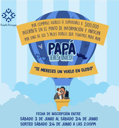 Ofertas de Gánate un paseo en globo para papá