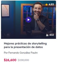 Ofertas de Curso de Prácticas de Storytelling - Crehana