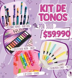 Ofertas de Combo Maquillaje Kit De Tonos