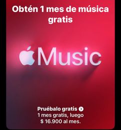 Ofertas de 1 mes gratis de apple miusic