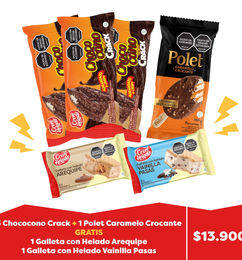 Ofertas de COMBO SUPER CRACK - CREM HELADO