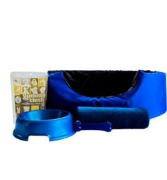 Ofertas de Kit para Perro (Cama + Cobija + Plato + Snacks + Juguete)