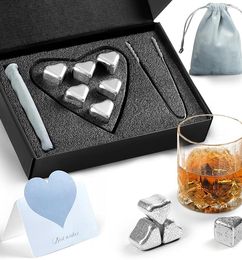 Ofertas de CFZYZB Juego de piedras de whisky en forma de corazón - CUPÓN