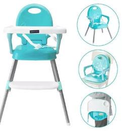 Ofertas de Silla Comedor Bebe 3en1 Happy Baby Azul 