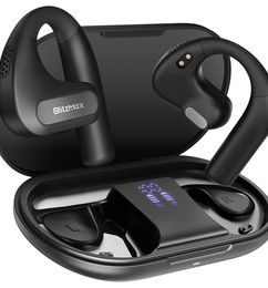 BlitzMax Auriculares de Oreja Abierta - Bluetooth 5.3 con Pantalla LED -  ¡Cupones! - OFERTU