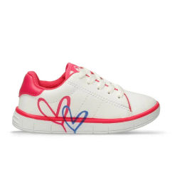 Ofertas de Tenis Blanco con Fucsia - Bubblegummers