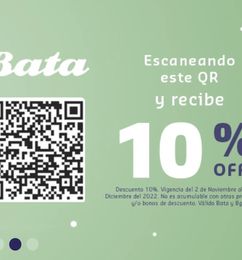 Ofertas de Cupón de Bata del 10% - Código qr