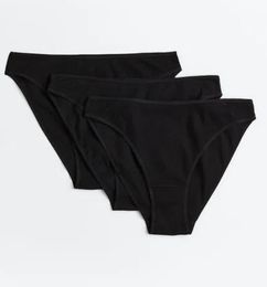 Ofertas de  Pack de 3 pantis de bikini negros - H&M