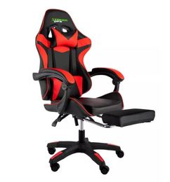 Ofertas de Silla Gamer De Escritorio Reclinable Ergonómica roja y negra + cupón