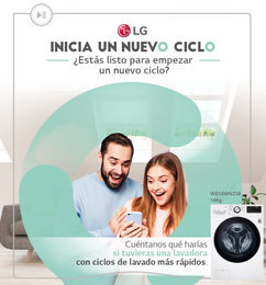 Ofertas de Gana una lavadora LG de carga frontal con este concurso