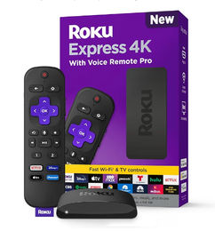 Ofertas de Roku Express 4K con control remoto por voz Pro - TV gratis y en vivo, exclusivo