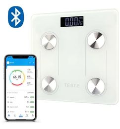 Ofertas de Báscula de Vidrio Multifuncional Tedge - Mide grasa corporal