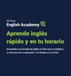 Ofertas de PLATZI ENGLISH ACADEMY EN OFERTUAAAA!!!!