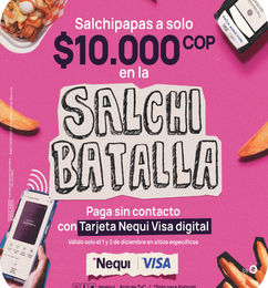 Ofertas de Salchibatalla - ¡Salchipapas por 10.000!