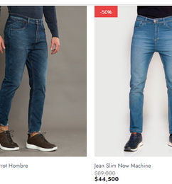 Ofertas de Jeans para hombre desde $44.500 