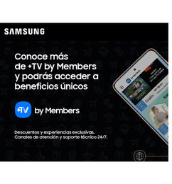 Ofertas de Beneficios con Samsung y +TV By Members