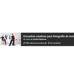 Ofertas de Curso de encuadres creativos para fotografía de moda en descuento