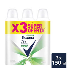 Ofertas de DESODORANTE AEROSOL TRIPACK REXONA 270 ml