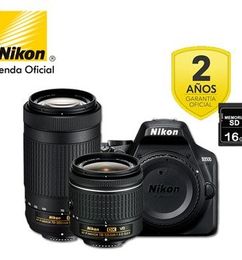 Ofertas de Cámara Nikon D3500 + Lente 70-300mm 