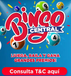 Ofertas de CONCURSO - BINGO CENTRAL PLAZA CENTRAL CENTRO COMERCIAL