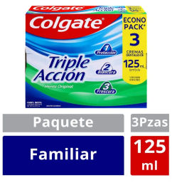 Ofertas de Crema Dental Colgate Triple Acción Oferta 3Und X 125ml