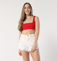 Ofertas de Top básico color rojo 