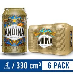 Ofertas de Cerveza andina sixpac 