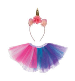 Ofertas de Tutu mas diadema de Unicornio - Bubblegummers