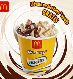 Ofertas de GANA UN McFLURRY NUCITA GRATIS - McDONALD'S