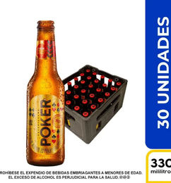 Ofertas de Petaco Poker 330ml x 30 Unds + Cupón TaDa 30%