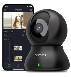 Ofertas de blurams Cámara de Seguridad Interior 2K 360° con Visión Nocturna y Audio 2 Vías