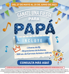 Ofertas de Gánate una fiesta para Papá - Tiendas ARA